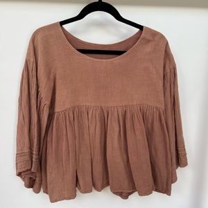 EUC- Vintage linen blouse